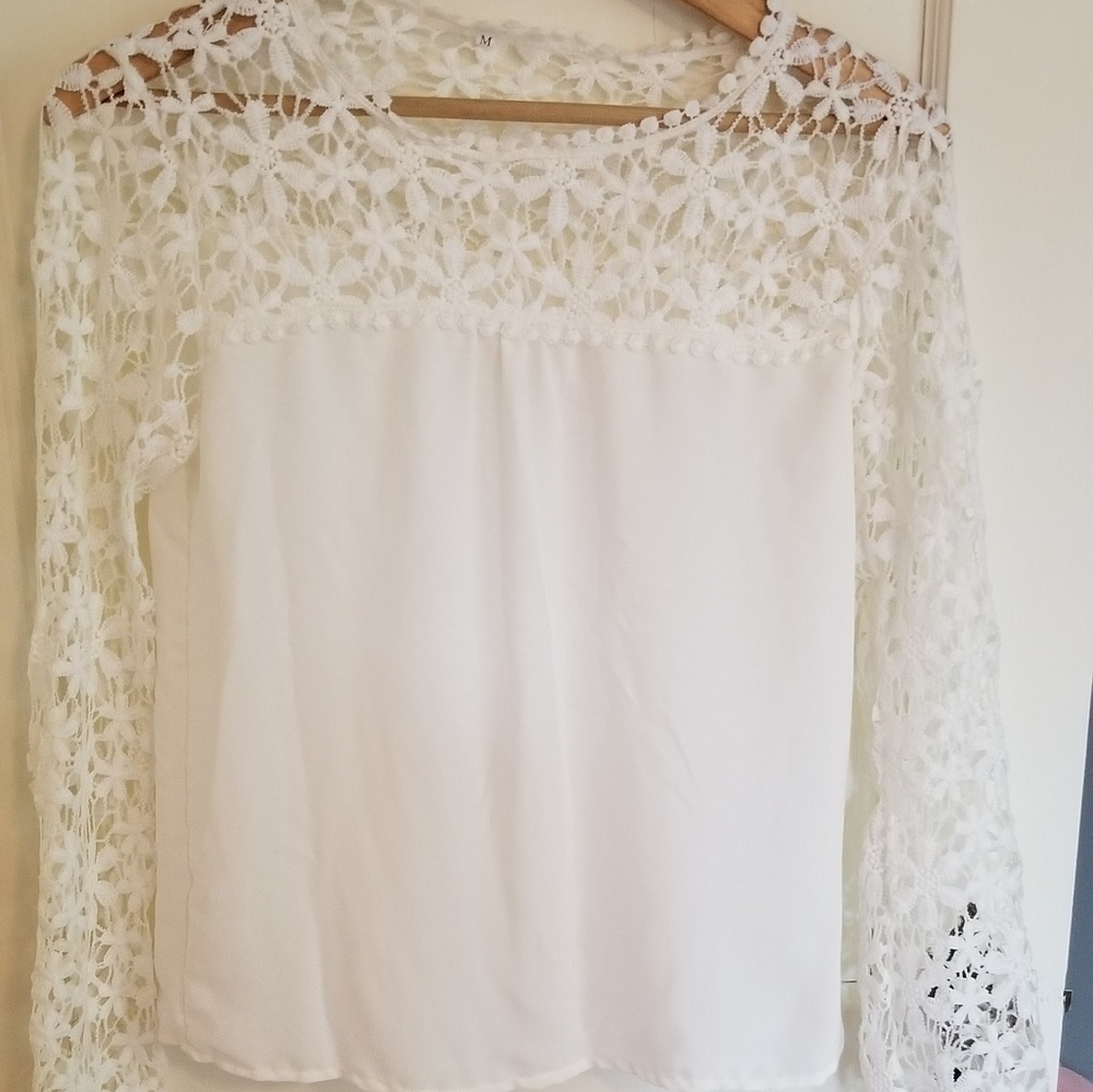 White Lace Top